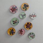 Resin Mold Puzzle Piece Magnets