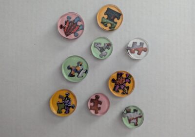 Resin Mold Puzzle Piece Magnets